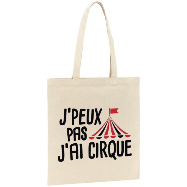 Tote bag J’peux pas j’ai cirque