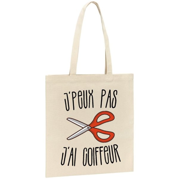 Tote bag J’peux pas j’ai coiffeur