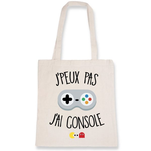 Tote bag J’peux pas j’ai console