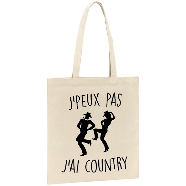 Tote bag J’peux pas j’ai country