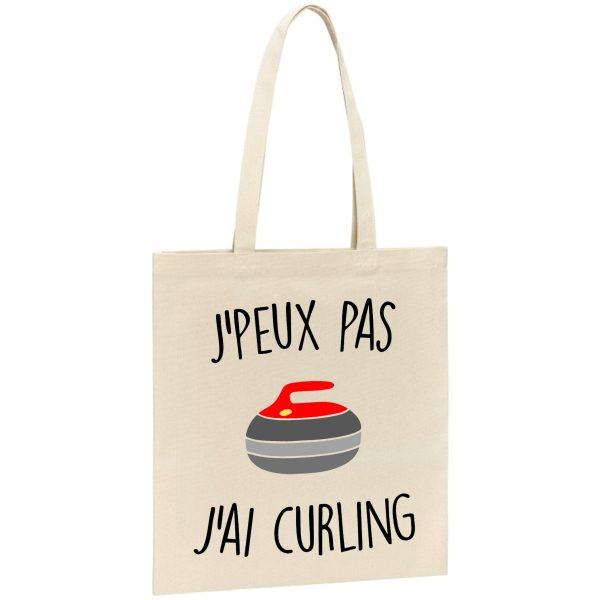 Tote bag J’peux pas j’ai curling