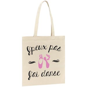 Tote bag J’peux pas j’ai danse