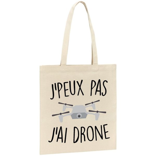 Tote bag J’peux pas j’ai drone