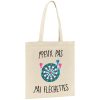 Tote bag J’peux pas j’ai flechettes