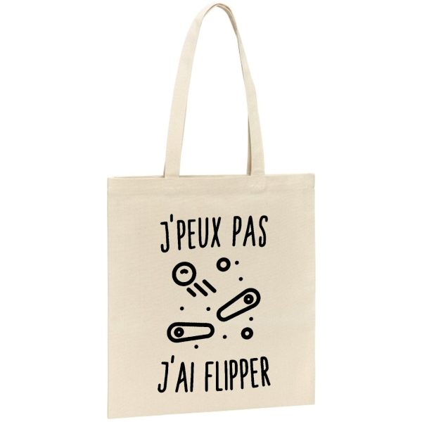 Tote bag J’peux pas j’ai flipper