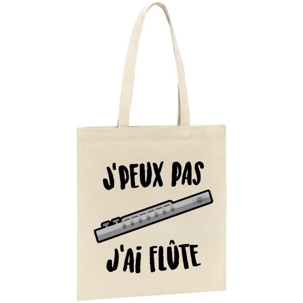 Tote bag J’peux pas j’ai flute