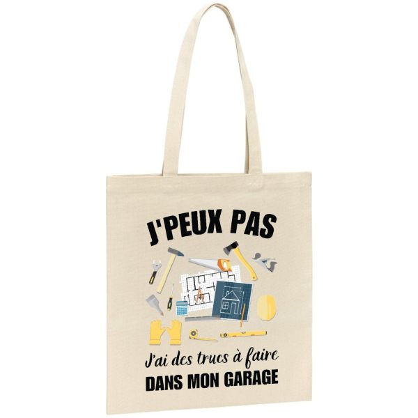 Tote bag J’peux pas j’ai garage