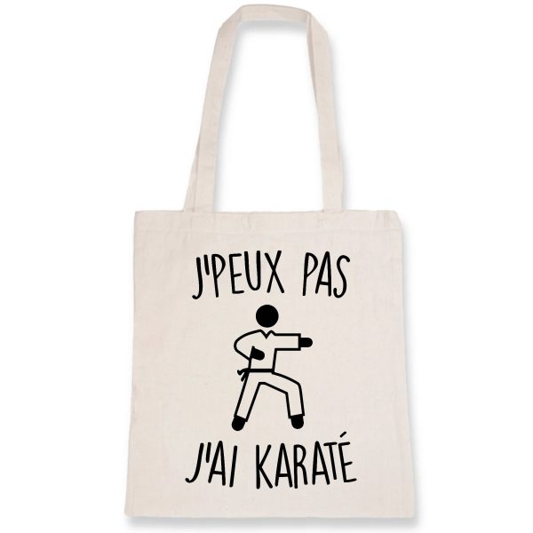 Tote bag J’peux pas j’ai karate