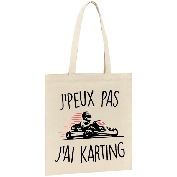 Tote bag J’peux pas j’ai karting