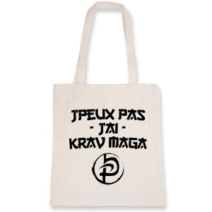 Tote bag J’peux pas j’ai krav maga