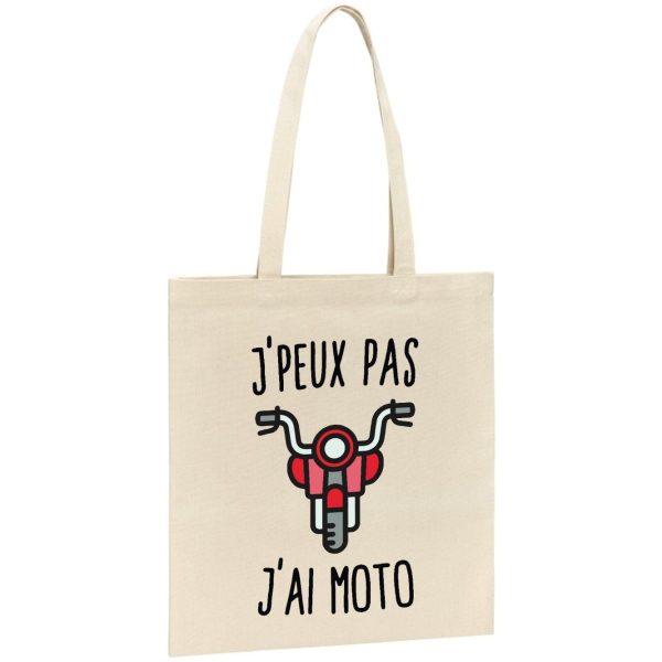 Tote bag J’peux pas j’ai moto