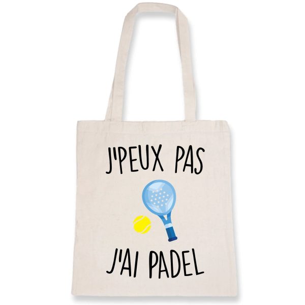 Tote bag J’peux pas j’ai padel