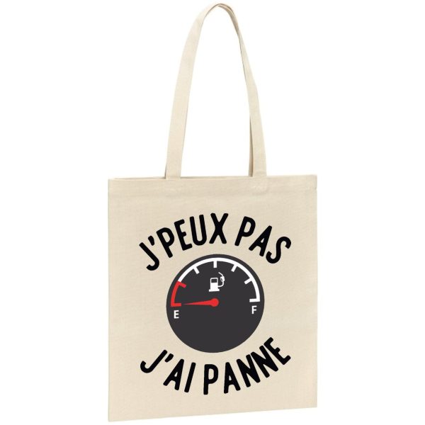 Tote bag J’peux pas j’ai panne