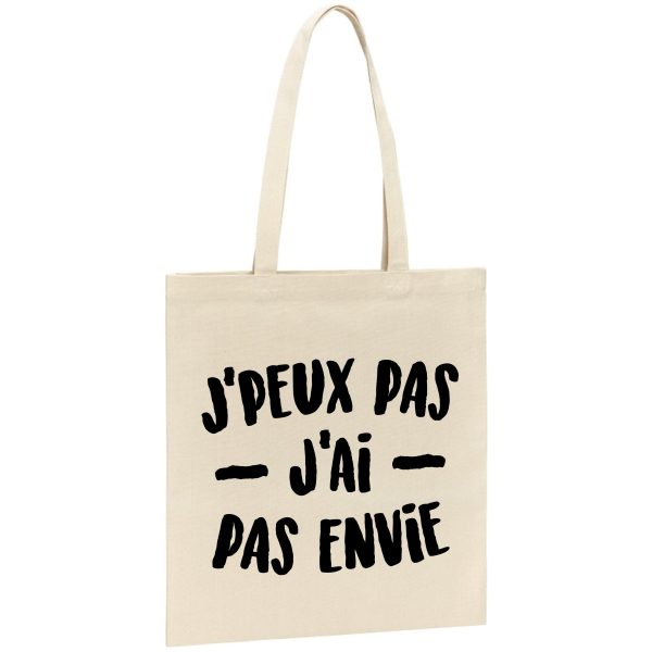 Tote bag J’peux pas j’ai pas envie