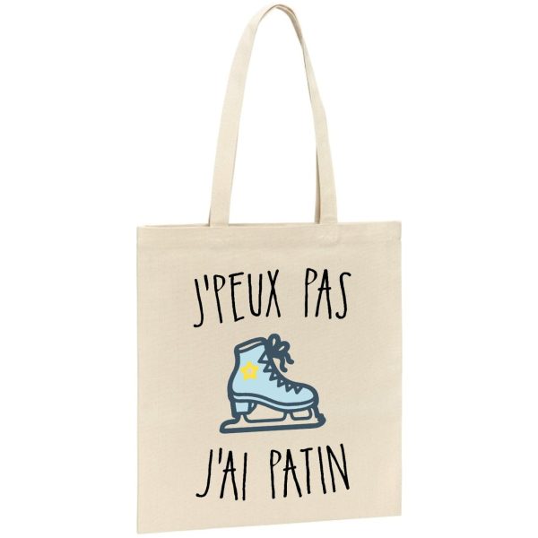 Tote bag J’peux pas j’ai patin