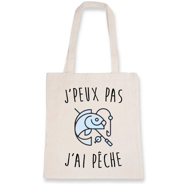 Tote bag J’peux pas j’ai peche