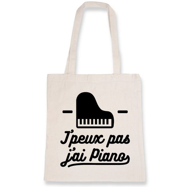 Tote bag J’peux pas j’ai piano