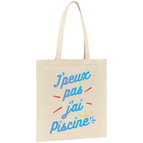 Tote bag J’peux pas j’ai piscine