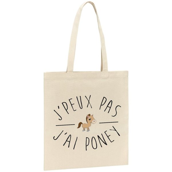 Tote bag J’peux pas j’ai poney