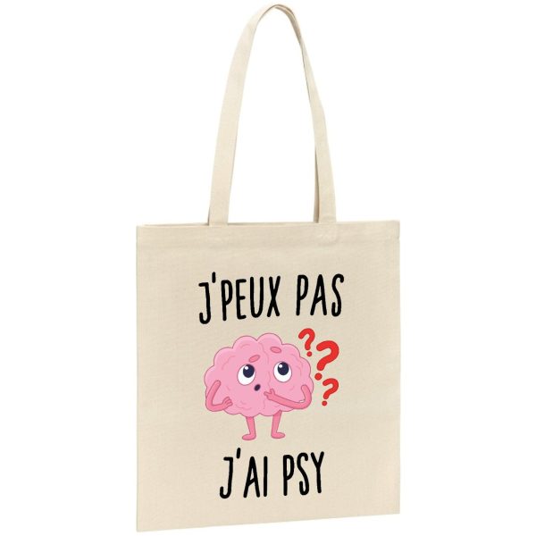 Tote bag J’peux pas j’ai psy