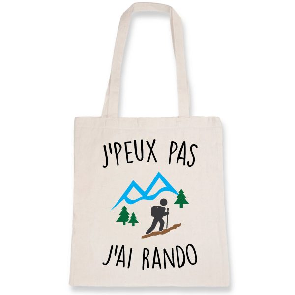 Tote bag J’peux pas j’ai rando