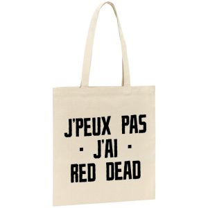 Tote bag J’peux pas j’ai red dead