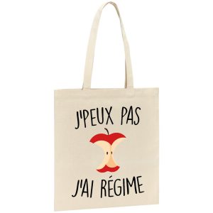 Tote bag J’peux pas j’ai regime