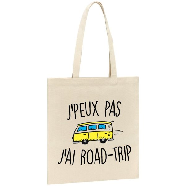 Tote bag J’peux pas j’ai road-trip