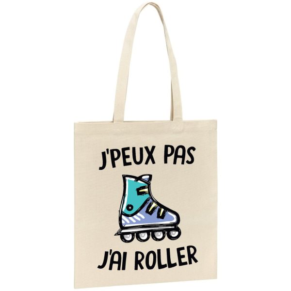 Tote bag J’peux pas j’ai roller