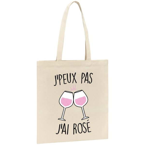 Tote bag J’peux pas j’ai rose