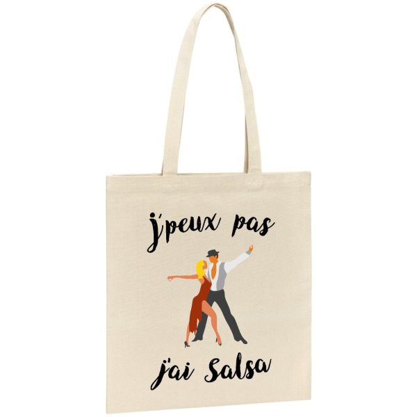 Tote bag J’peux pas j’ai salsa