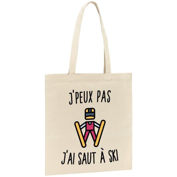 Tote bag J’peux pas j’ai saut a ski