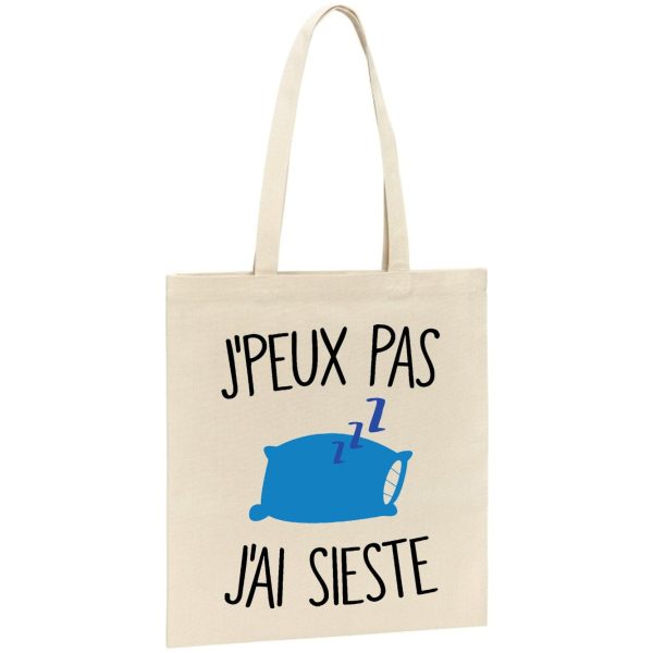 Tote bag J’peux pas j’ai sieste