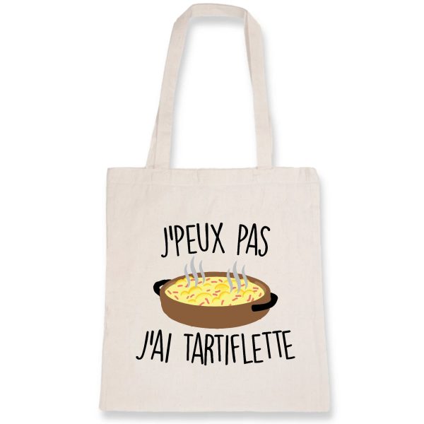 Tote bag J’peux pas j’ai tartiflette