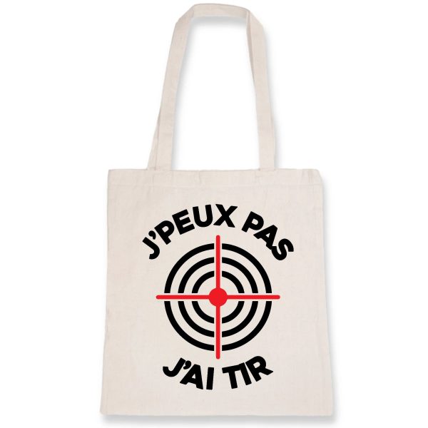 Tote bag J’peux pas j’ai tir