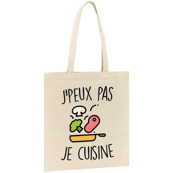 Tote bag J’peux pas je cuisine