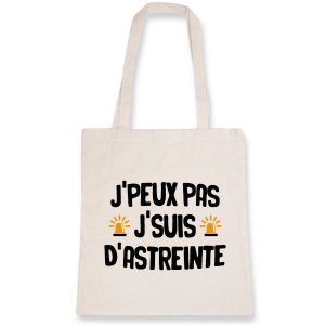 Tote bag J’peux pas j’suis d’astreinte