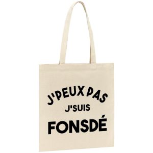 Tote bag J’peux pas j’suis fonsde
