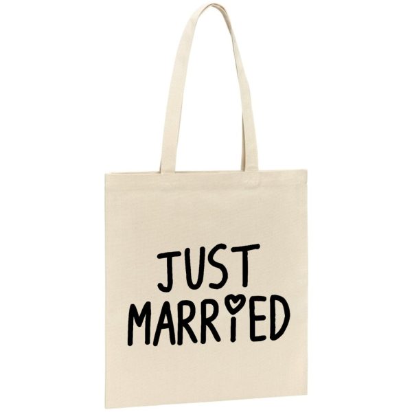 Tote bag Just married