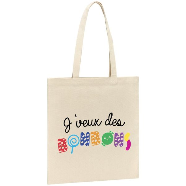 Tote bag J’veux des bonbons