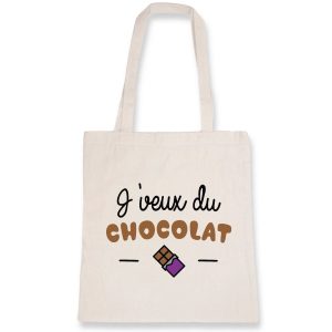 Tote bag J’veux du chocolat