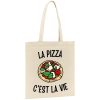 Tote bag La pizza c’est la vie