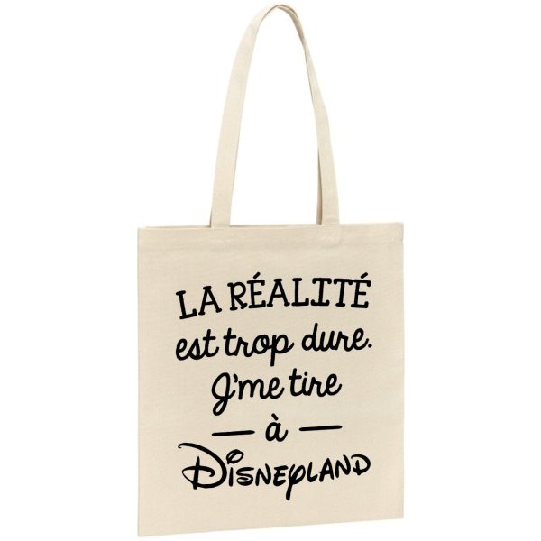 Tote bag La realite est trop dure