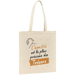 Tote bag L’amitie le plus pr�cieux des tresors