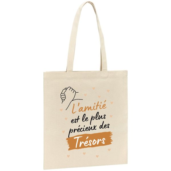 Tote bag L’amitie le plus pr�cieux des tresors