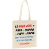 Tote bag Le Pere Noel c’est papa maman papy mamie