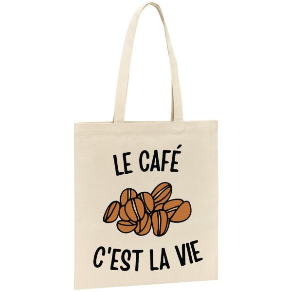 Tote bag Le cafe c’est la vie