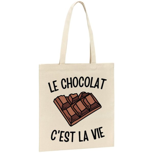 Tote bag Le chocolat c’est la vie