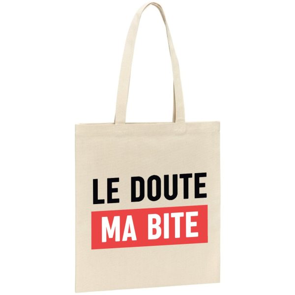 Tote bag Le doute ma bite