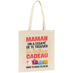 Tote bag Le meilleur cadeau pour maman
